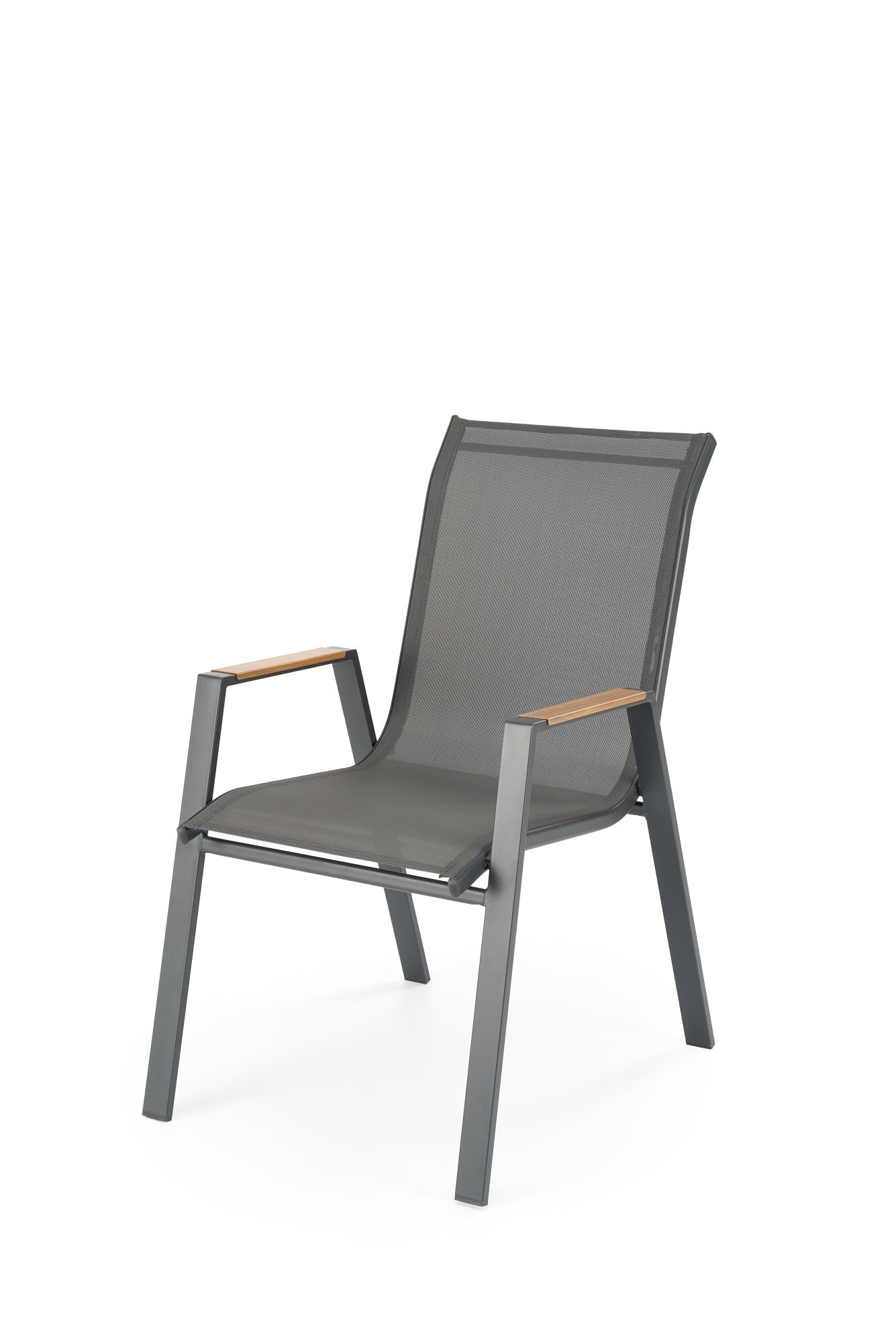 HOVER krzesło ogrodowe, popielaty / antracytowy (1p=1szt)