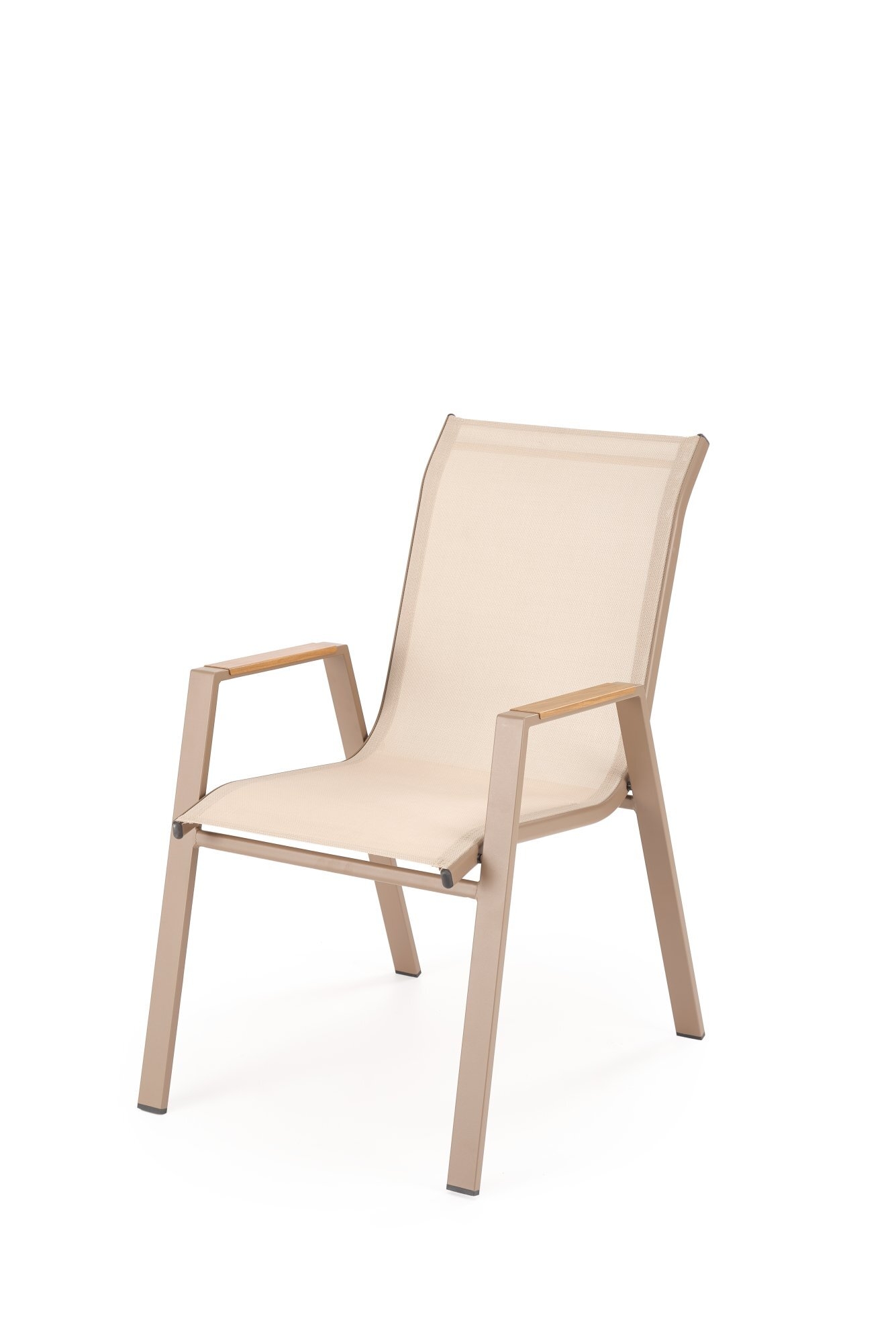 HOVER krzesło ogrodowe, beżowy / cappuccino (1p=1szt)