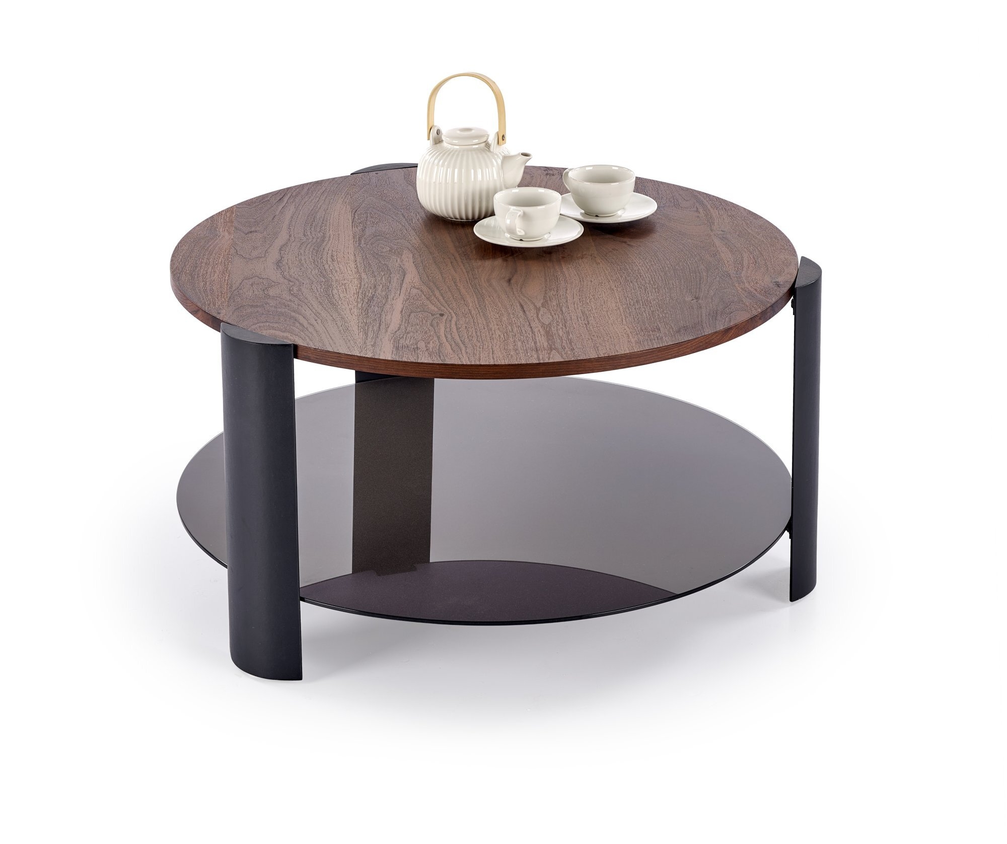 LIRA ława orzechowy / czarny (1p=1szt)