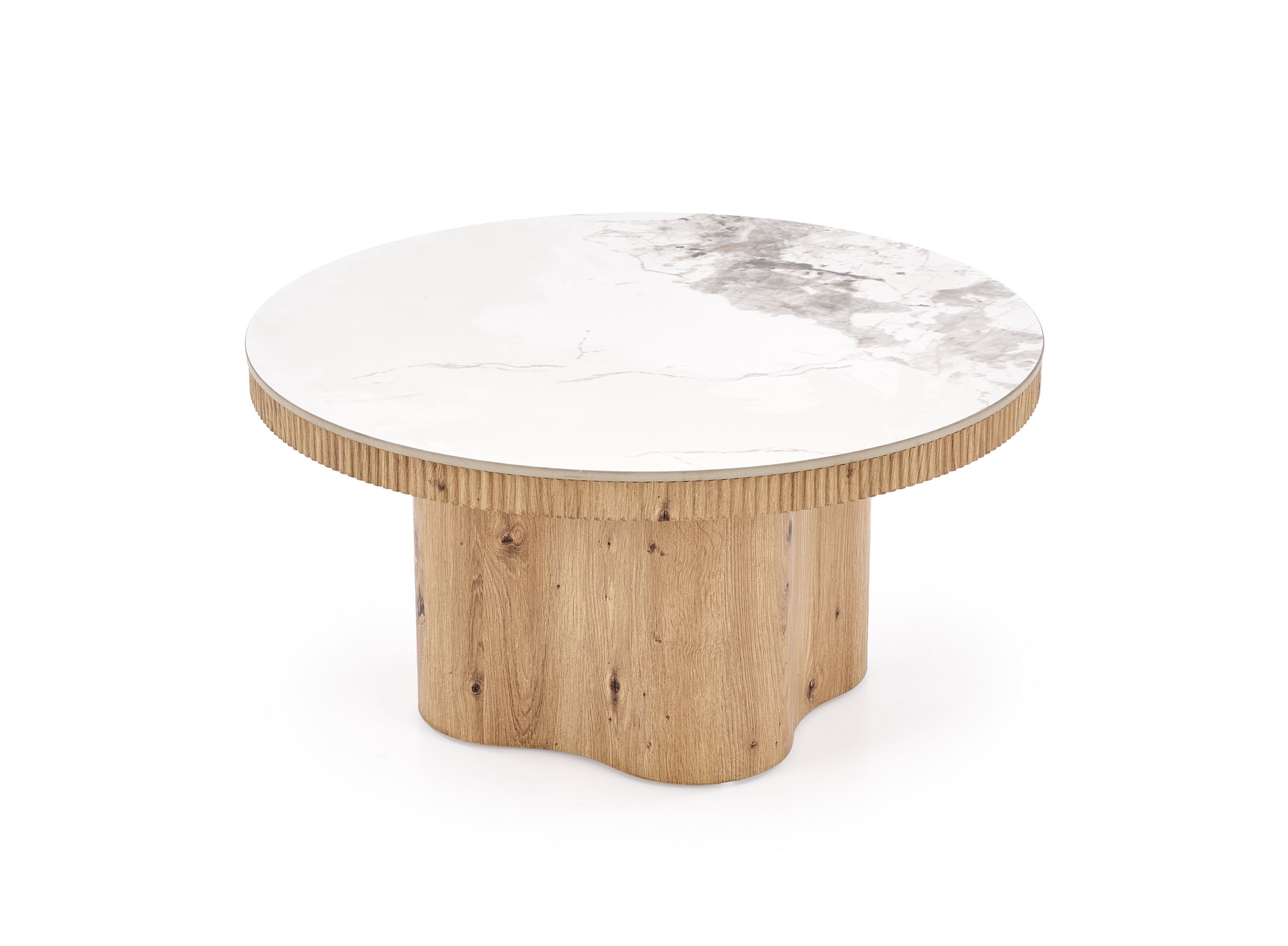 MAGNUM ława biały marmur / naturalny (2p=1szt)