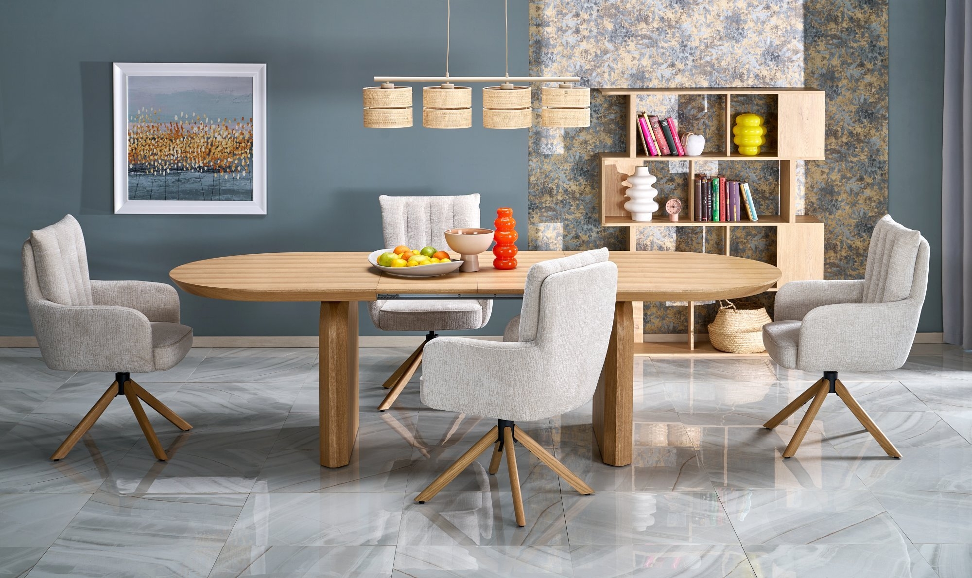 SUNSET stół rozkładany naturalny (2p=1szt)