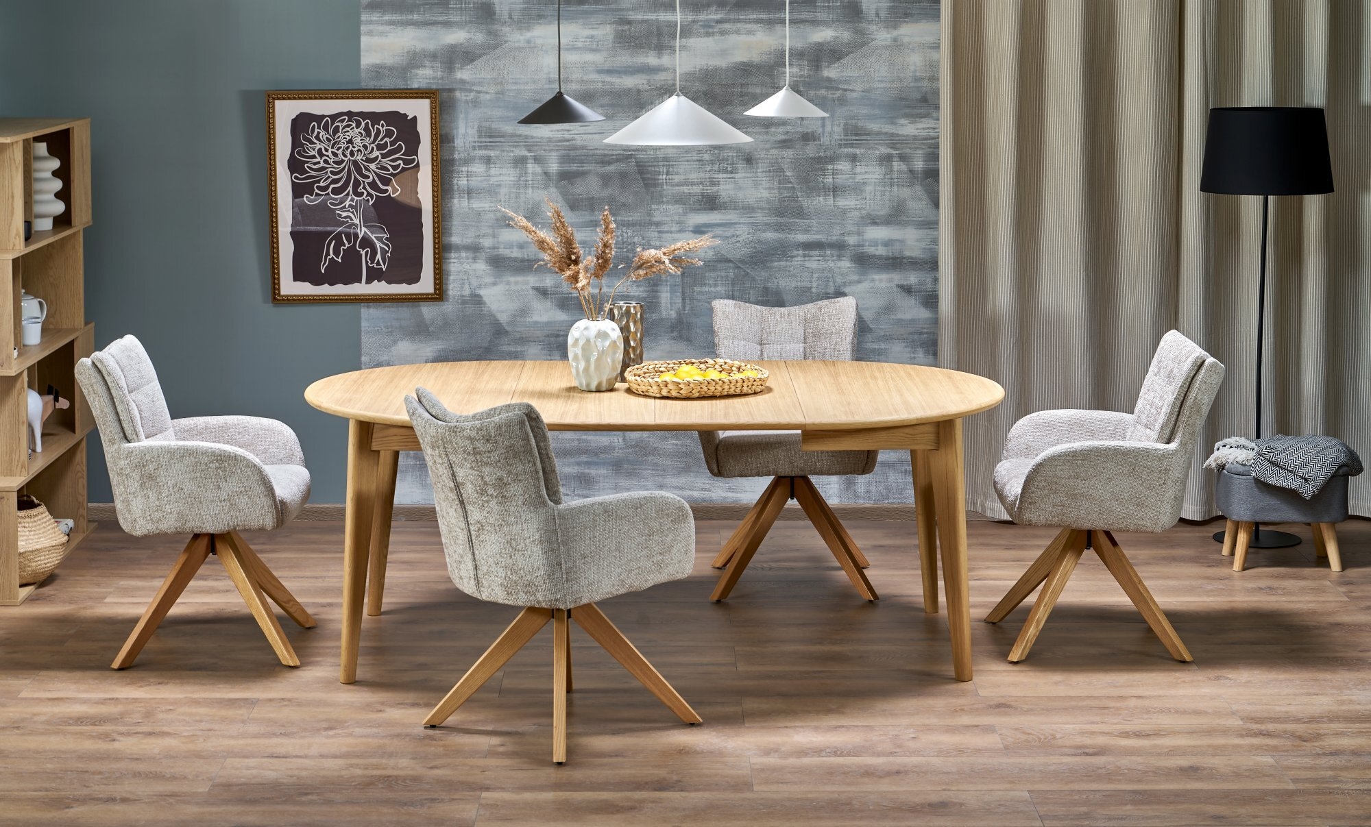 MAGNUS stół rozkładany dąb naturalny matowy (2p=1szt)