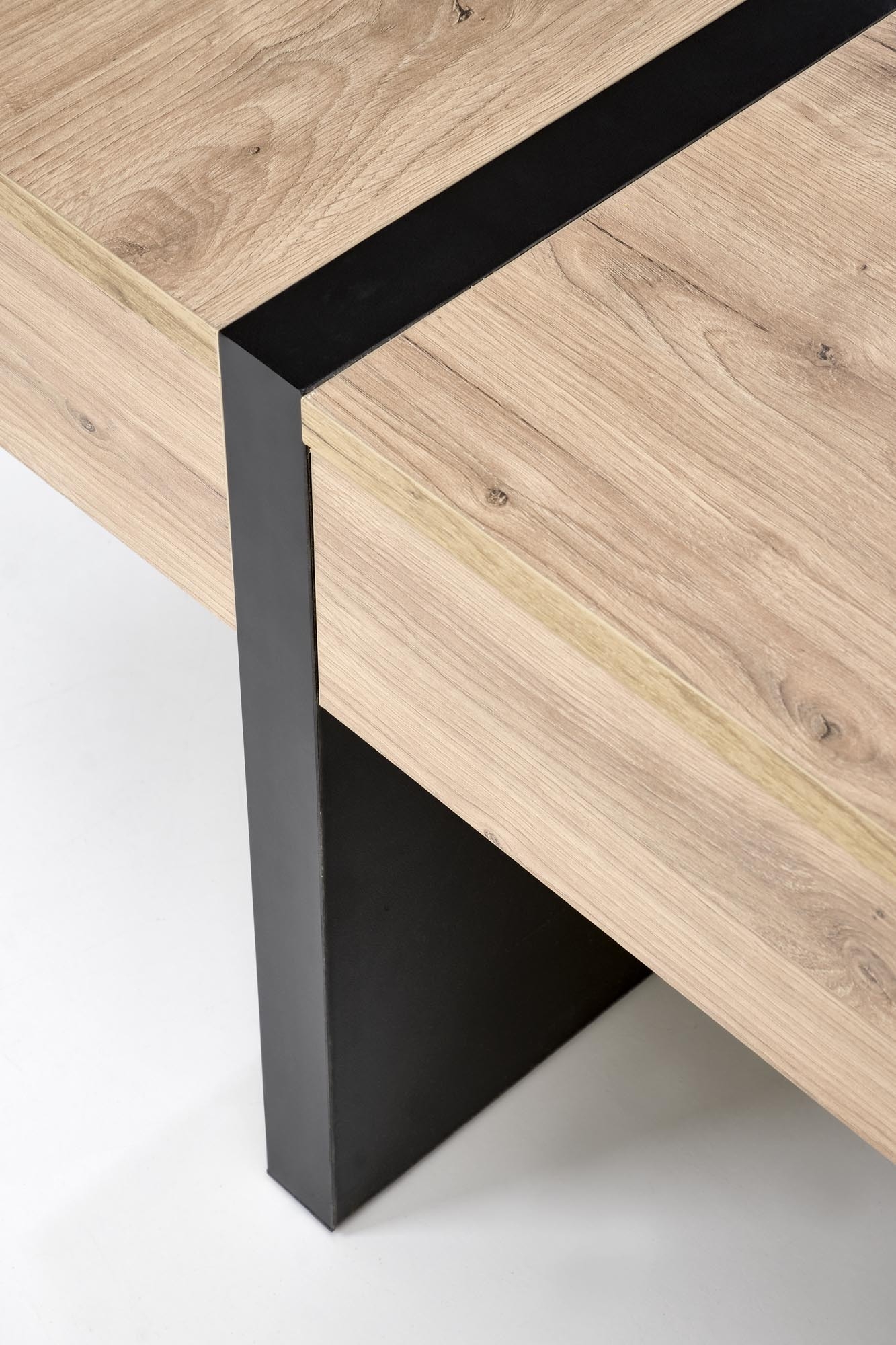 SEVILLA S ława blat: dąb craft, nogi: czarny (3p=1szt)