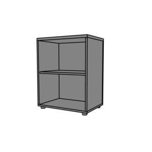 Regał biurowy RG31 60x40x76h