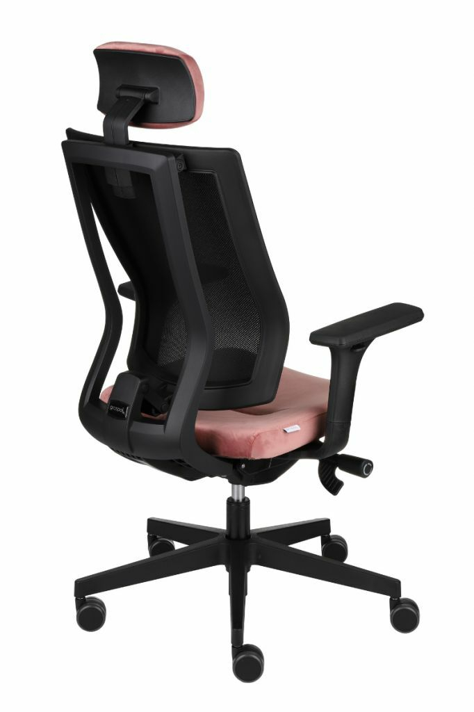 Fotel biurowy MAXPRO BS HD black/chrome